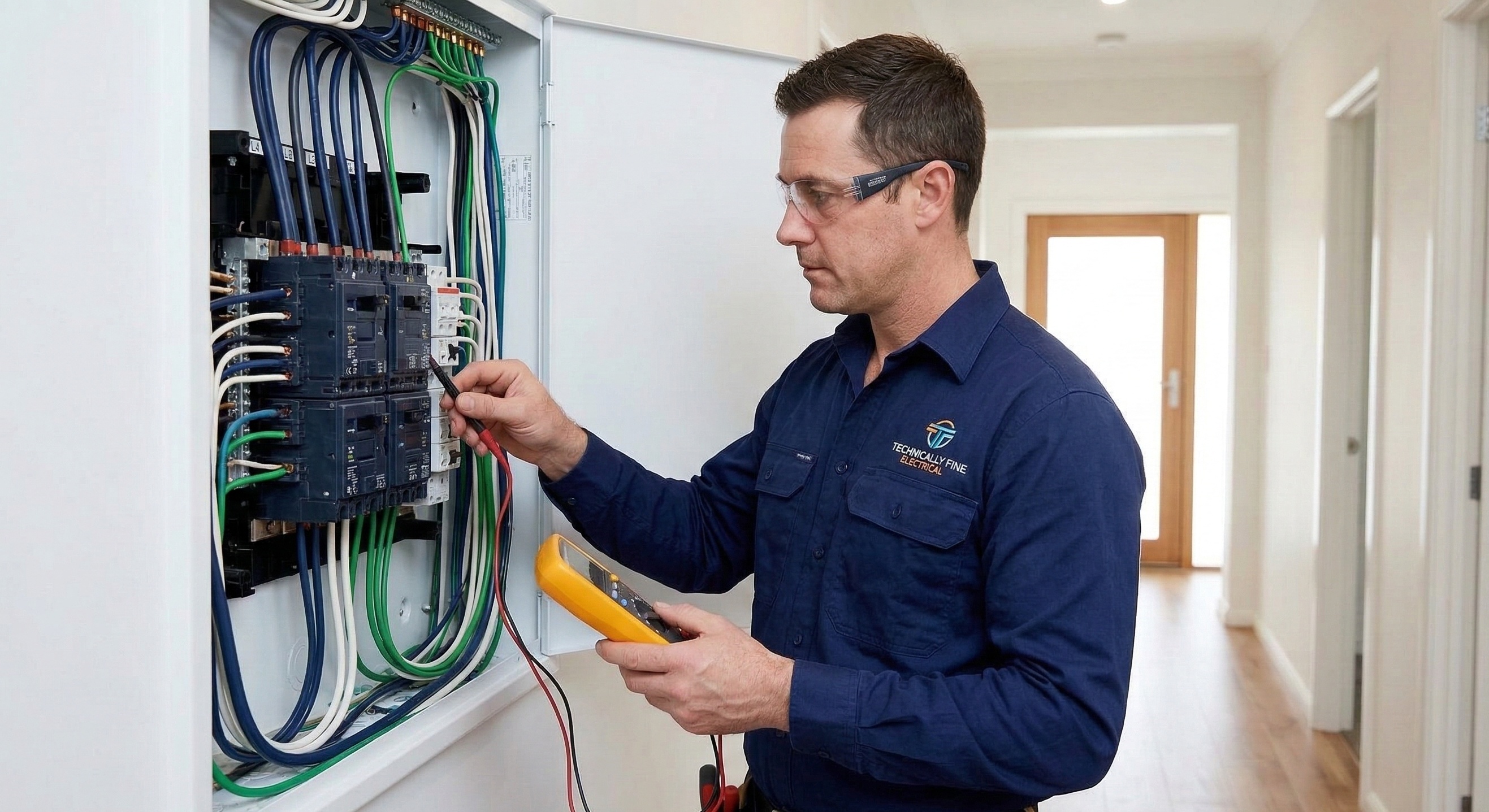 Technically Fine Electrical - licensed electrician on site