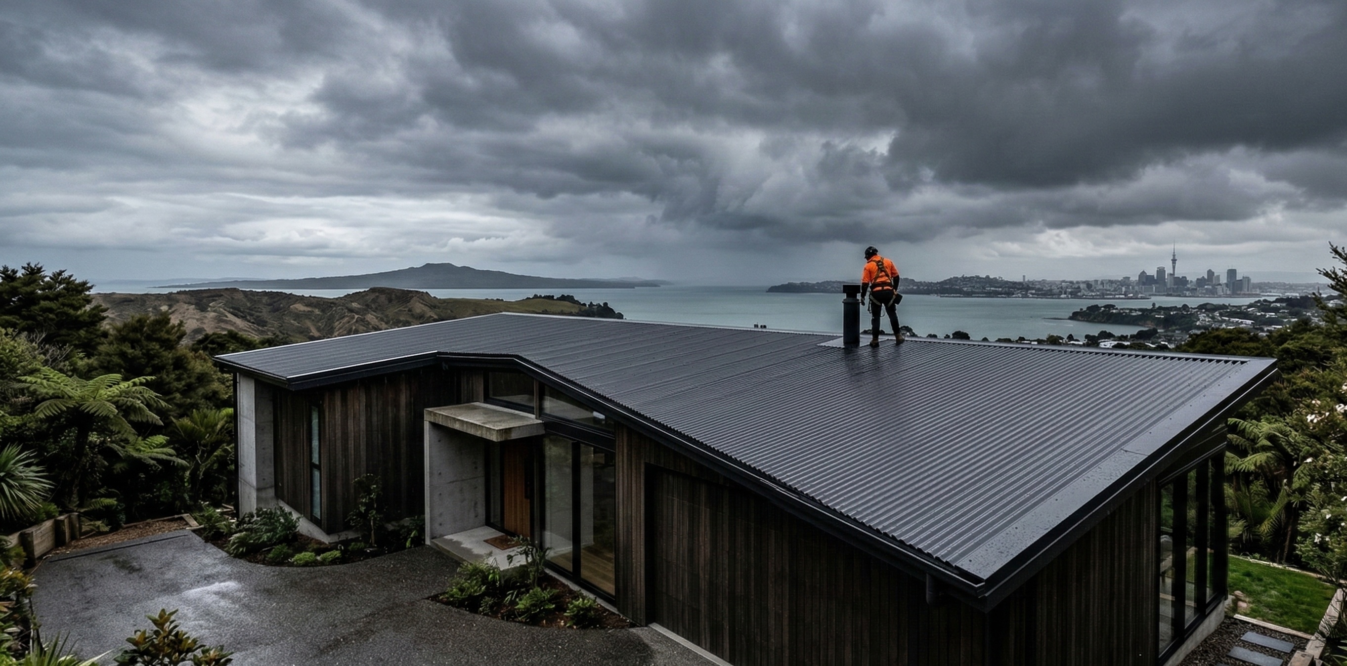 She'll Be Dry Roofing — new iron roof Auckland