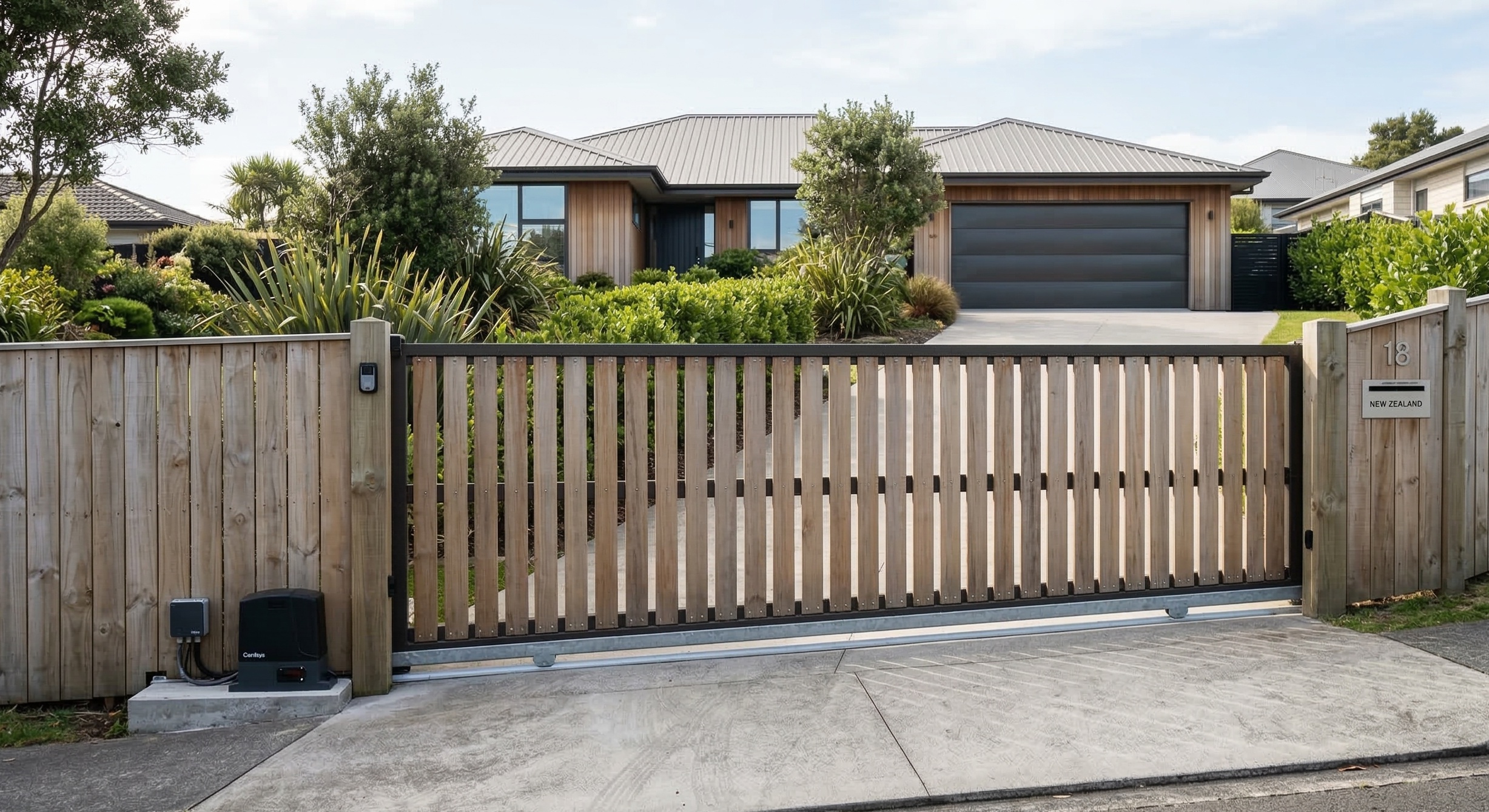 Good Fences — automated sliding gate installation